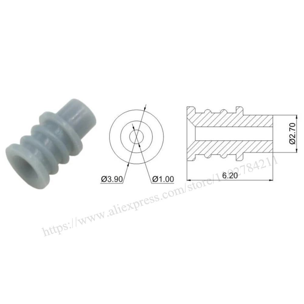 5000PCS GY-37 New energy auto seal rubber automotive Waterproof connector terminal plug pin socket