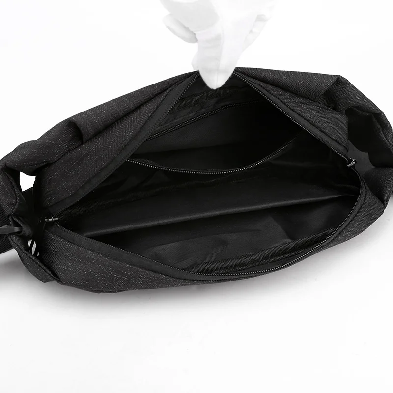 Bolso cruzado diagonal para hombre, bolsa de pecho deportiva antisalpicaduras, para exteriores, nueva tendencia