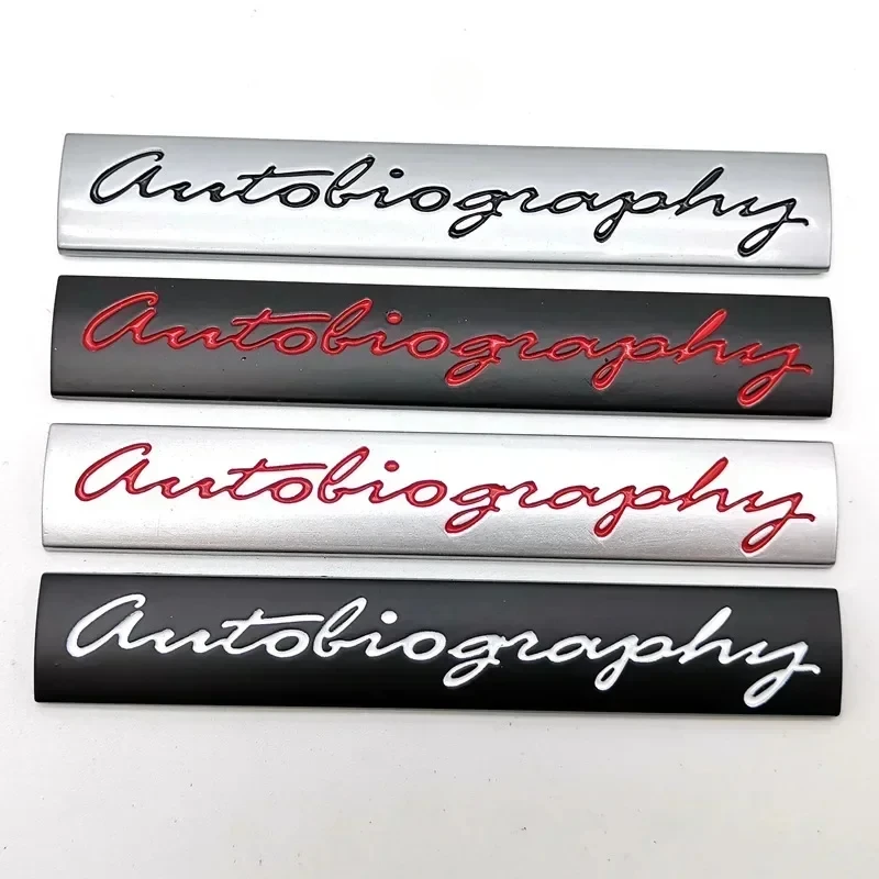 1PC 3D Metal Autoliography Logo Rear Trunk Boot Emblem Badge Car Sticker Decals for Land Range Rover Sport l405 l322 l494