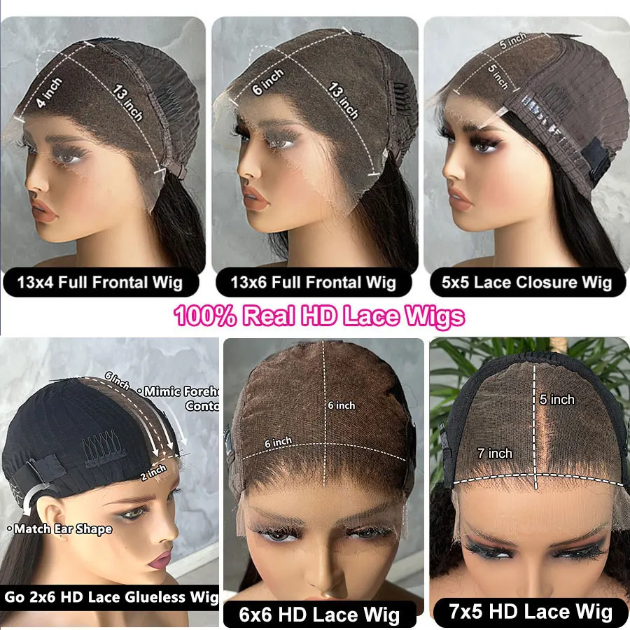 Newa شعر قصير مجعد بوب شعر مستعار لون الشعر البشري 13x4 HD الدانتيل الباروكة الأمامية قبل قطعها غلويليس 5x5 HD الدانتيل إغلاق شعر مستعار للنساء #6