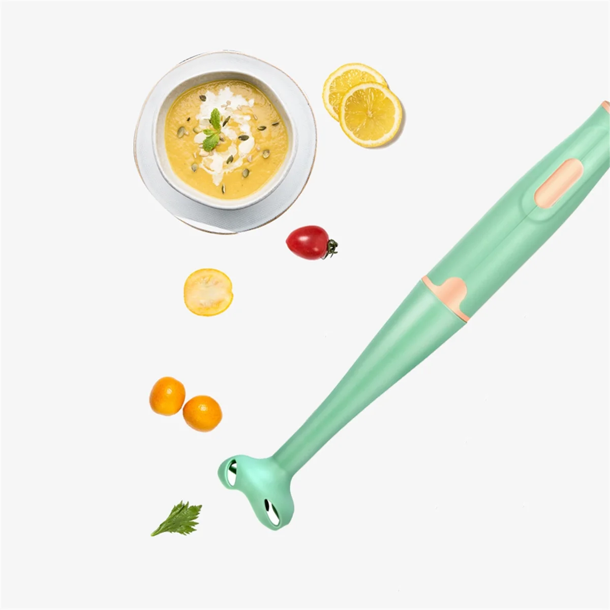 Hand Blender Kitchen Food Vegetable Grinder Food Mixer Purees Smoothies Shakes Sauces Soups Sage US Plug