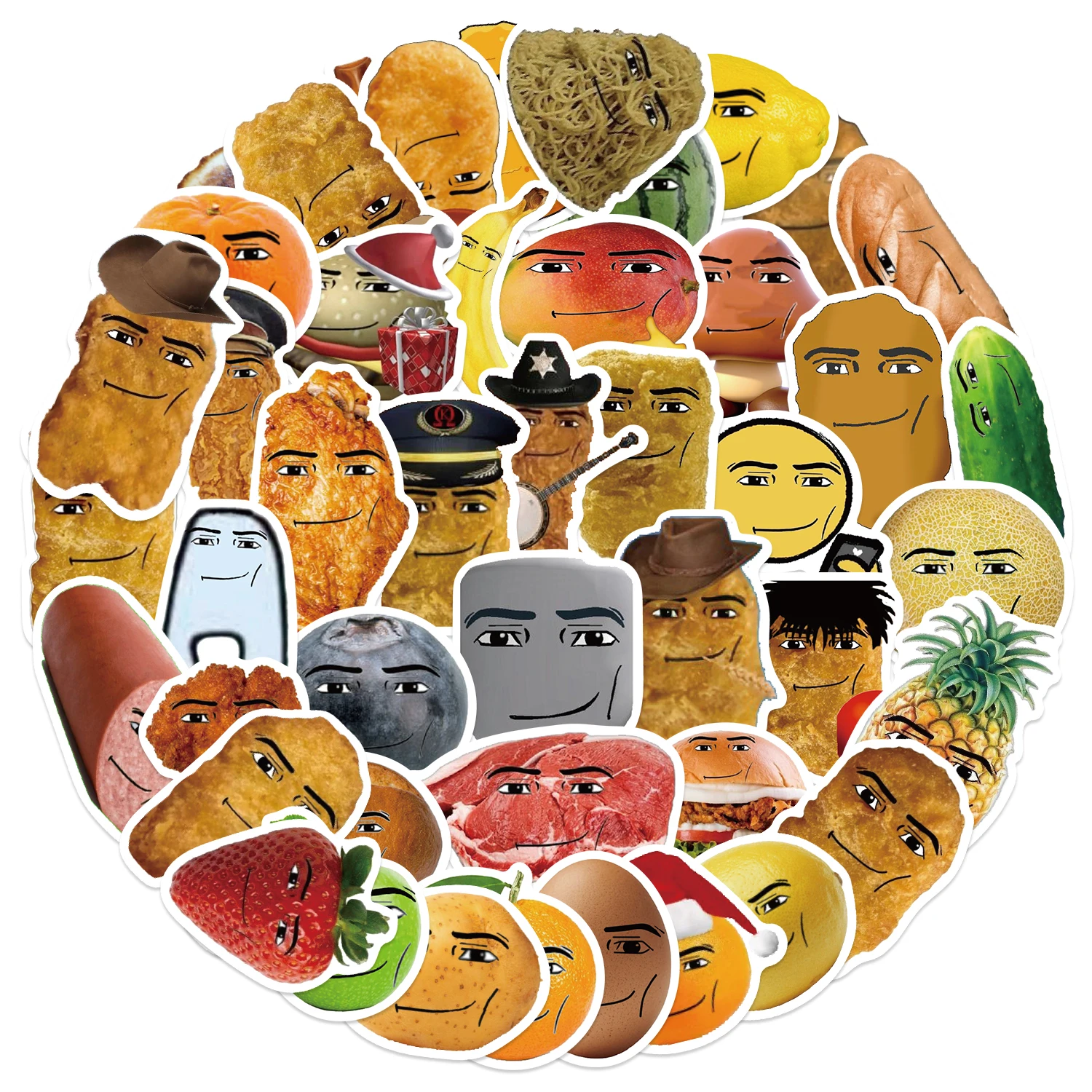 56/118 قطعة مضحك الفائز ابتسامة الدجاج الكتلة ميمي ملصقات ملصقات الزخرفية ل قضية الهاتف المحمول دفتر اللوحي كوب ماء