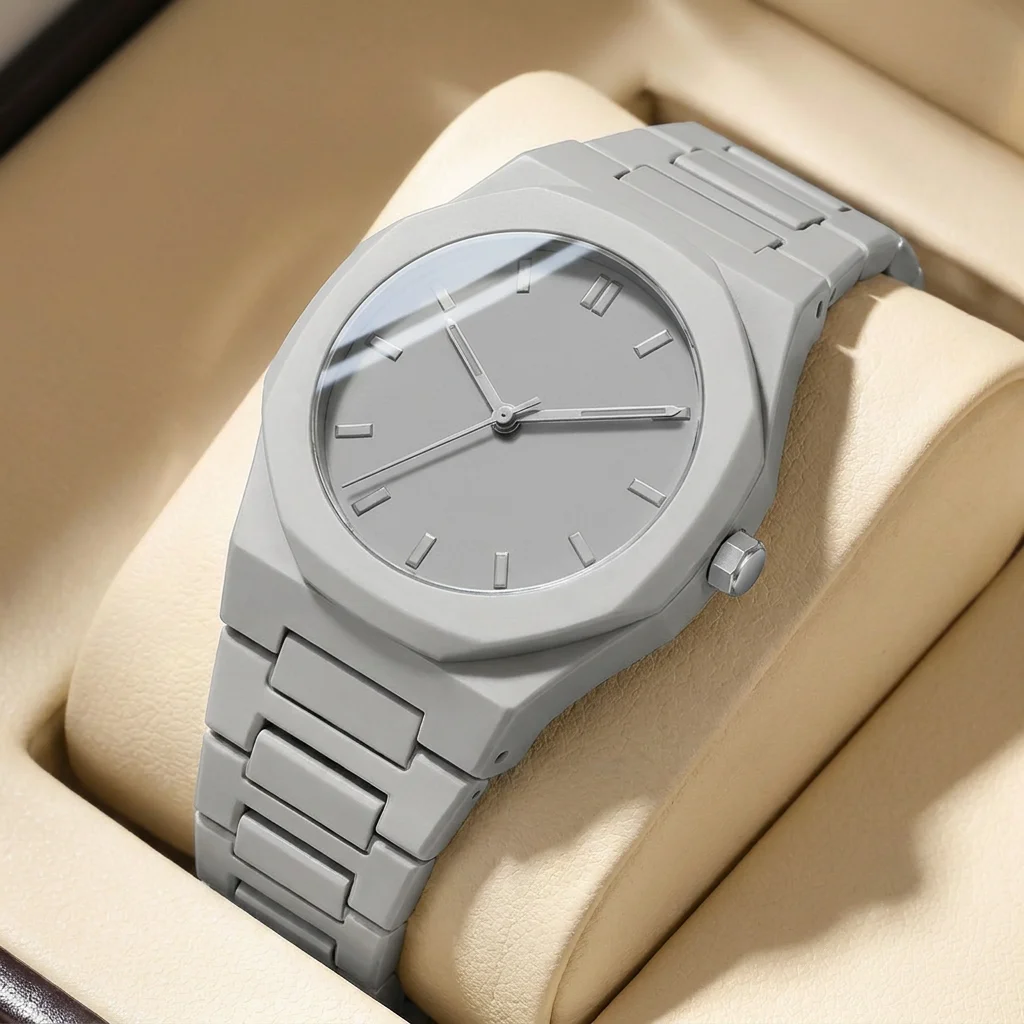

1pcs Men's silver dial alloy strap vintage fashion map dial lightweight sporty details Quartz Watch for daily business party hol
