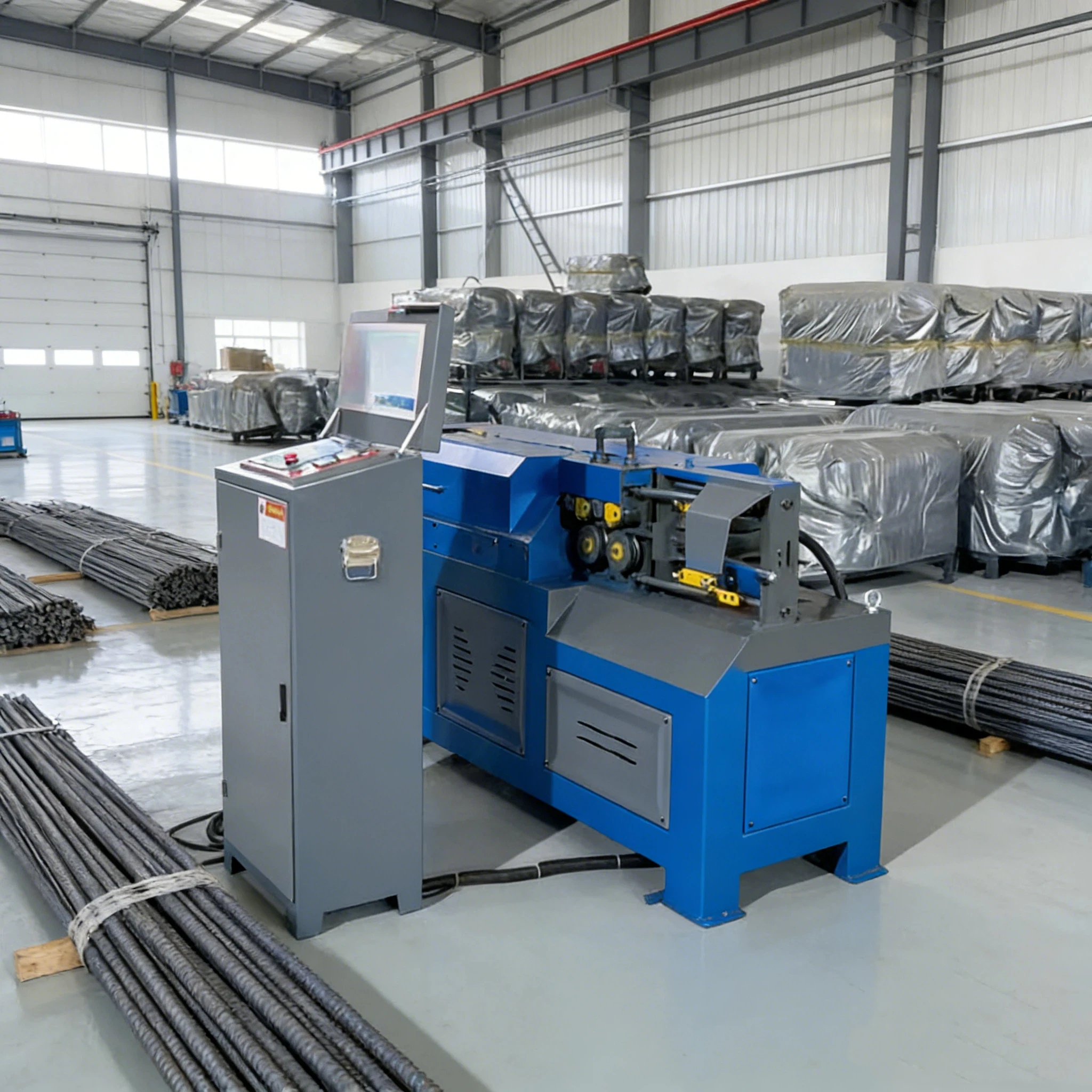 

China Supplier Automatic Rebar Wire Straightening and Cutting Machine Steel Wire Straightening Cutting Machine customized