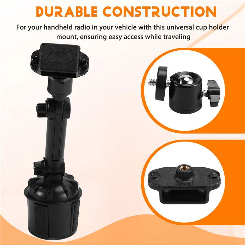 【hot-a69z-】soporte-ajustable-para-walkie-talkie-para-coche-soporte-para-montaje-en-taza-para-coche-uv5r-yaesu-accesorio-para-radio-bidireccional