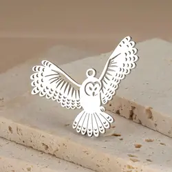 Dawapara Norse Animal Crow Pendant Odin Raven Mythology Irish Jewelry Stainless Steel Charm DIY Accessories