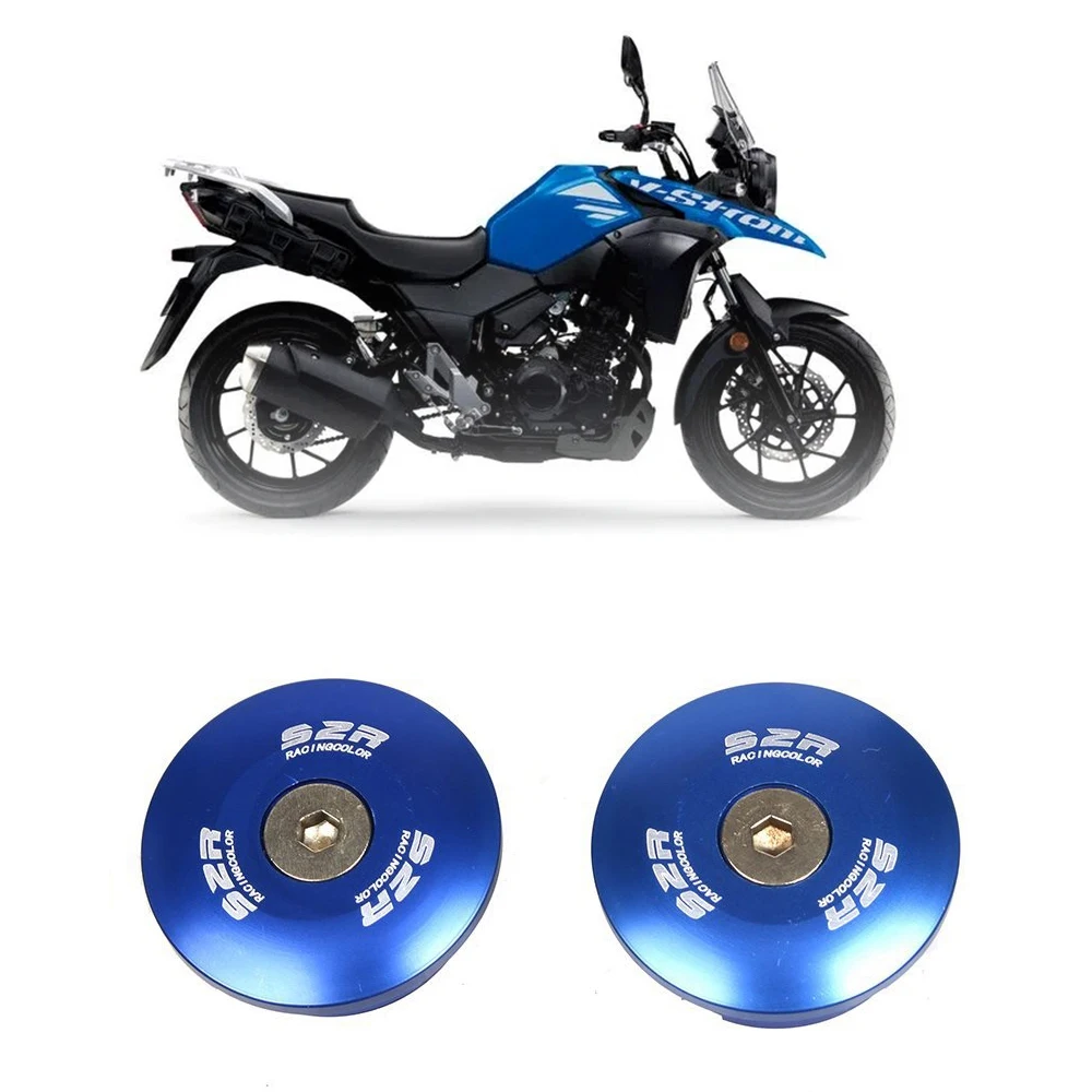 For Suzuki DL250 GW250 Frame Screw, Body Plug, Flat Fork Refitting Accessories, Rear Rocker Plug Decorative Cover Blue