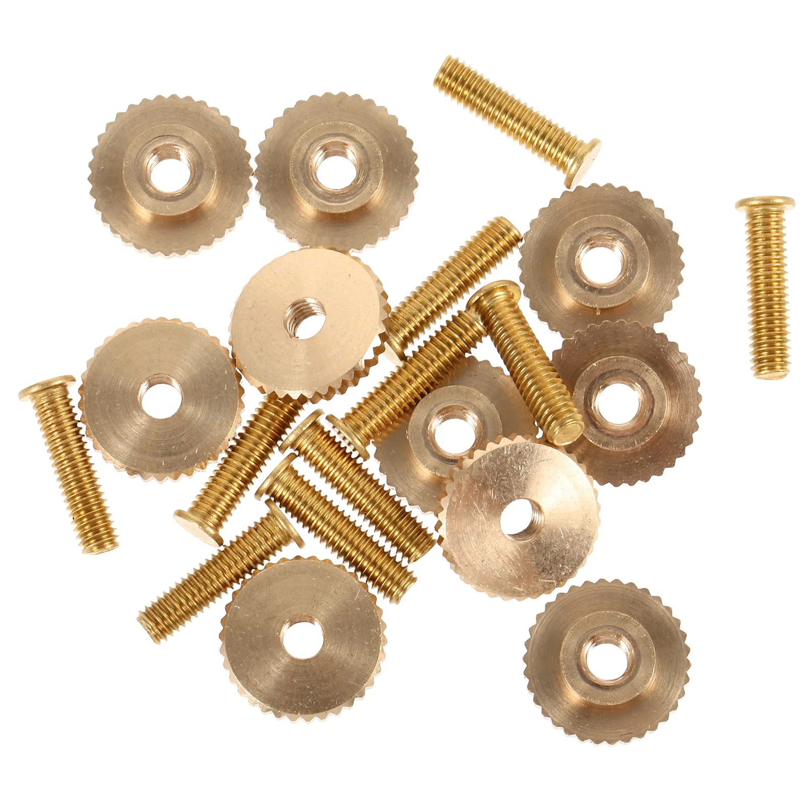 10 Sets Badge Screw Cap Pin Backs Fix Crafting Fixator Police Bulk with Caps Golden Accessories Kit