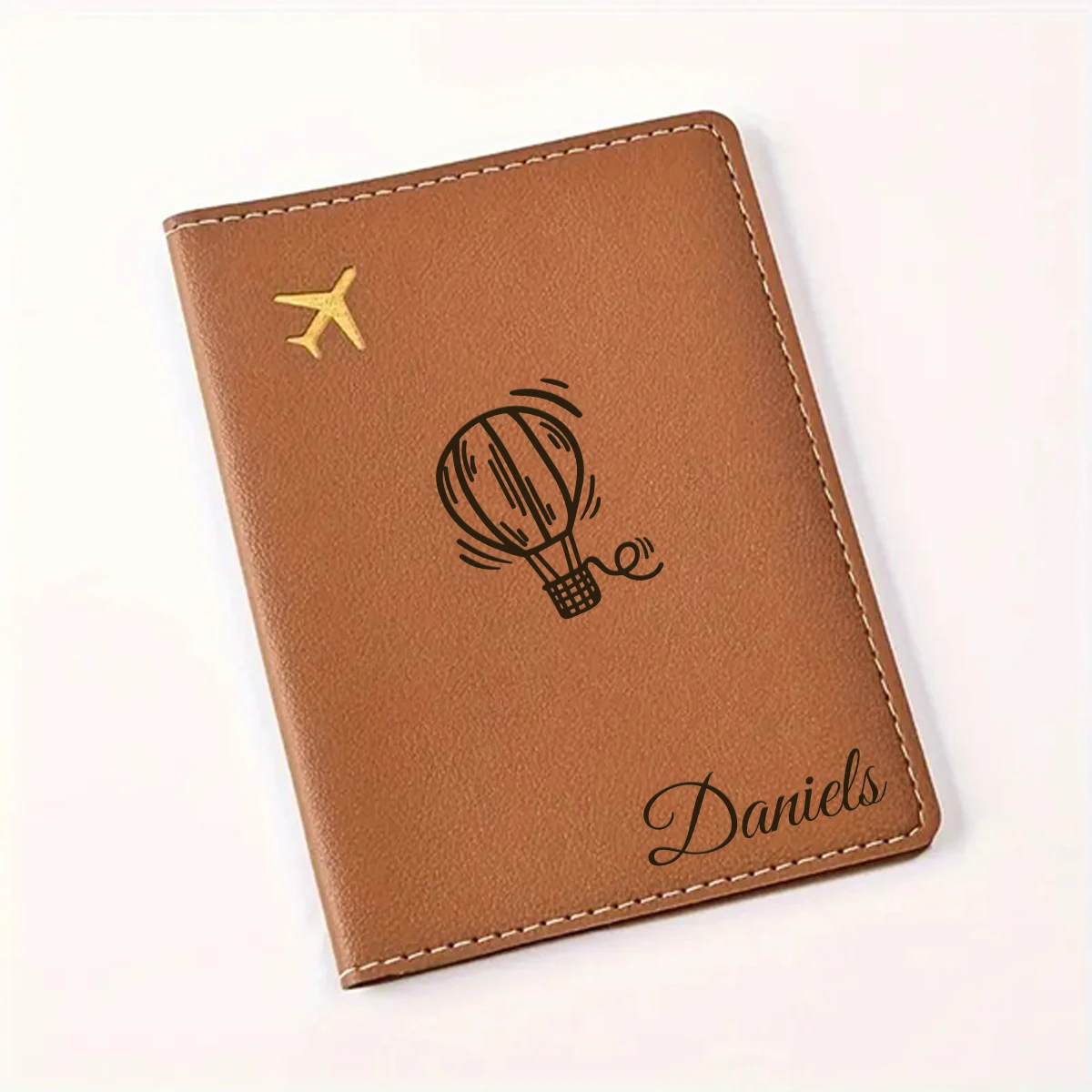 

Персонализированная обложка для паспорта с именем, подарок мужу, кожаный чехол для паспорта с вышивкой, незаменимый аксессуар для путешествий