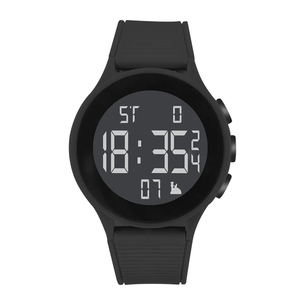 

High Quality Man Watch Time LED Digital Wristwatches For Man Fashion Ultra-thin Silicone Band Electronic Sport Watch Male Gifts