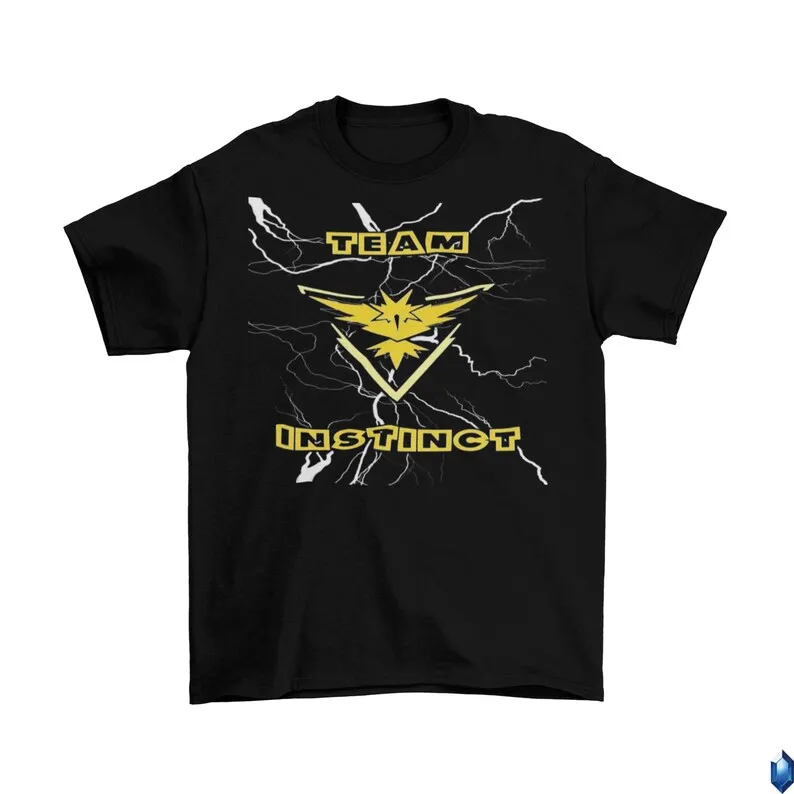 GO! Team Instinct Zapdos Intuition T-Shirt Unisex Cotton TV Sizes Video Game Anime 2022