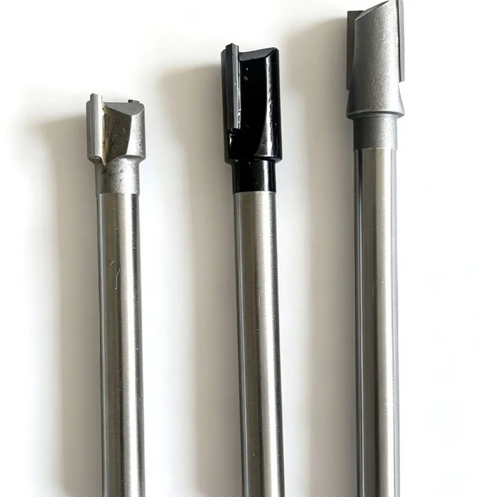 Premium Tungsten Steel Wood Router Bit Long Shank Straight Slotting Cutter For Woodworking Trimming Machine Tool