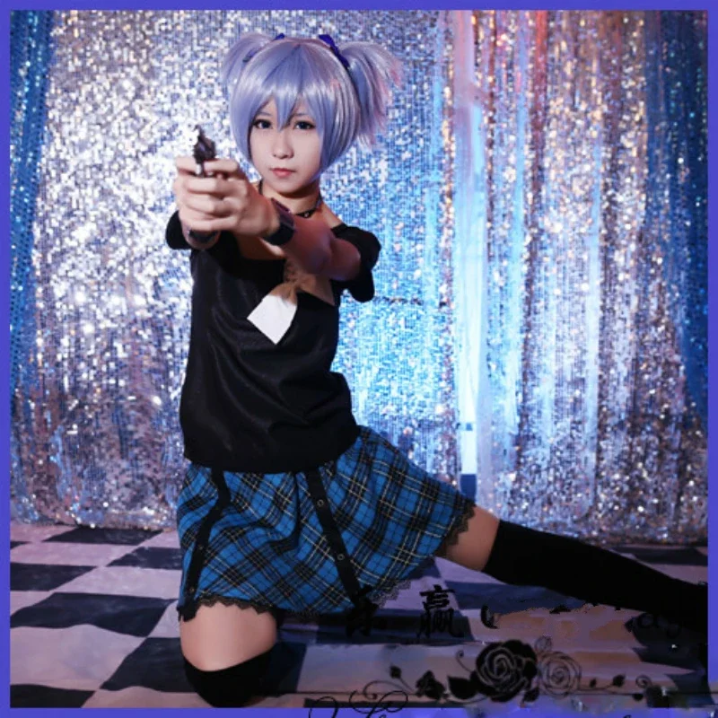 Anime Klaslokaal Shiota Nagisa Cosplay Kostuum Meisje Punk Uniformen Volledige Set Halloween Outfits Met Sokken