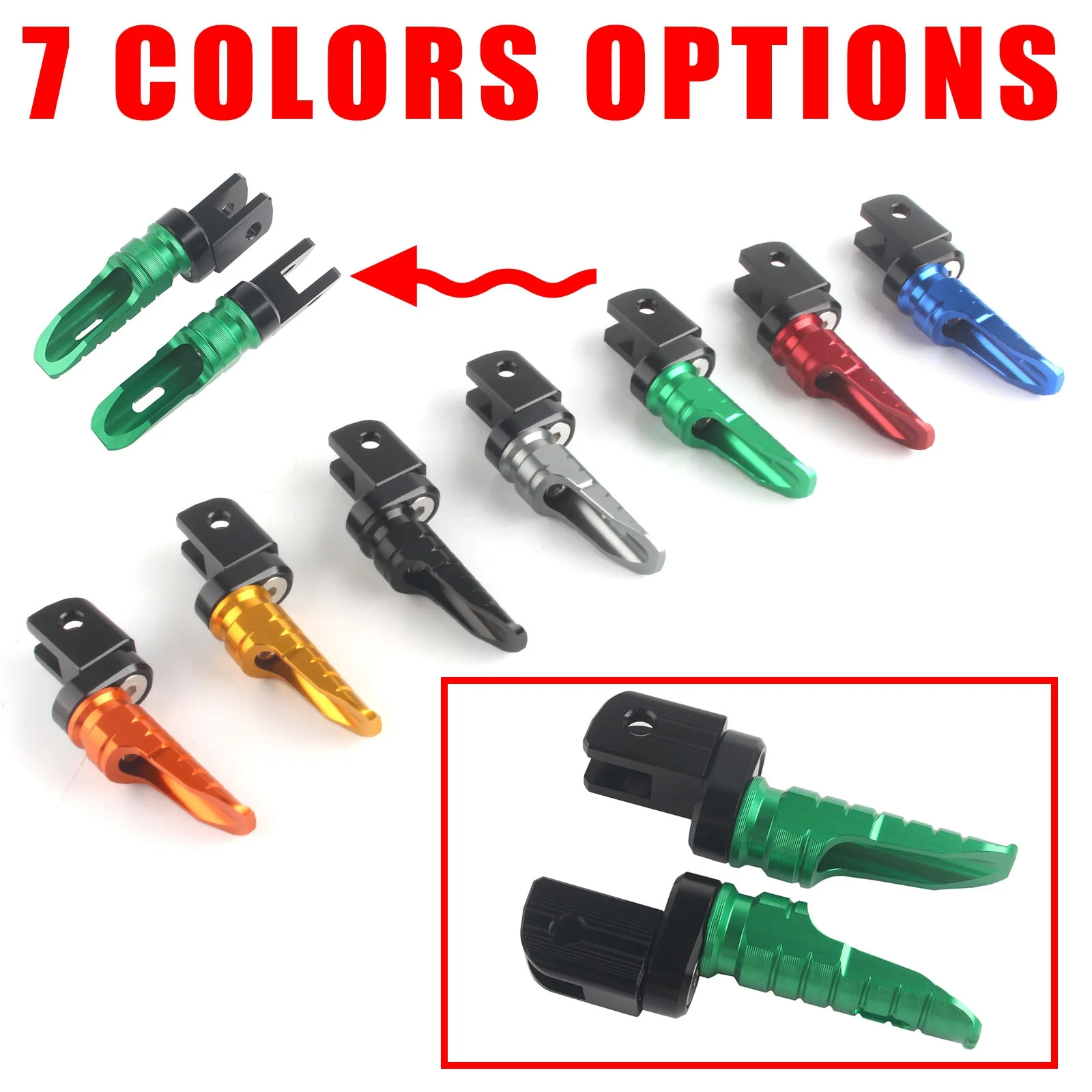 دواسات أوتاد القدم لمسند القدم الأمامي لمصنع أبريليا RSV4 2009-2022 تونو 660 21-2022