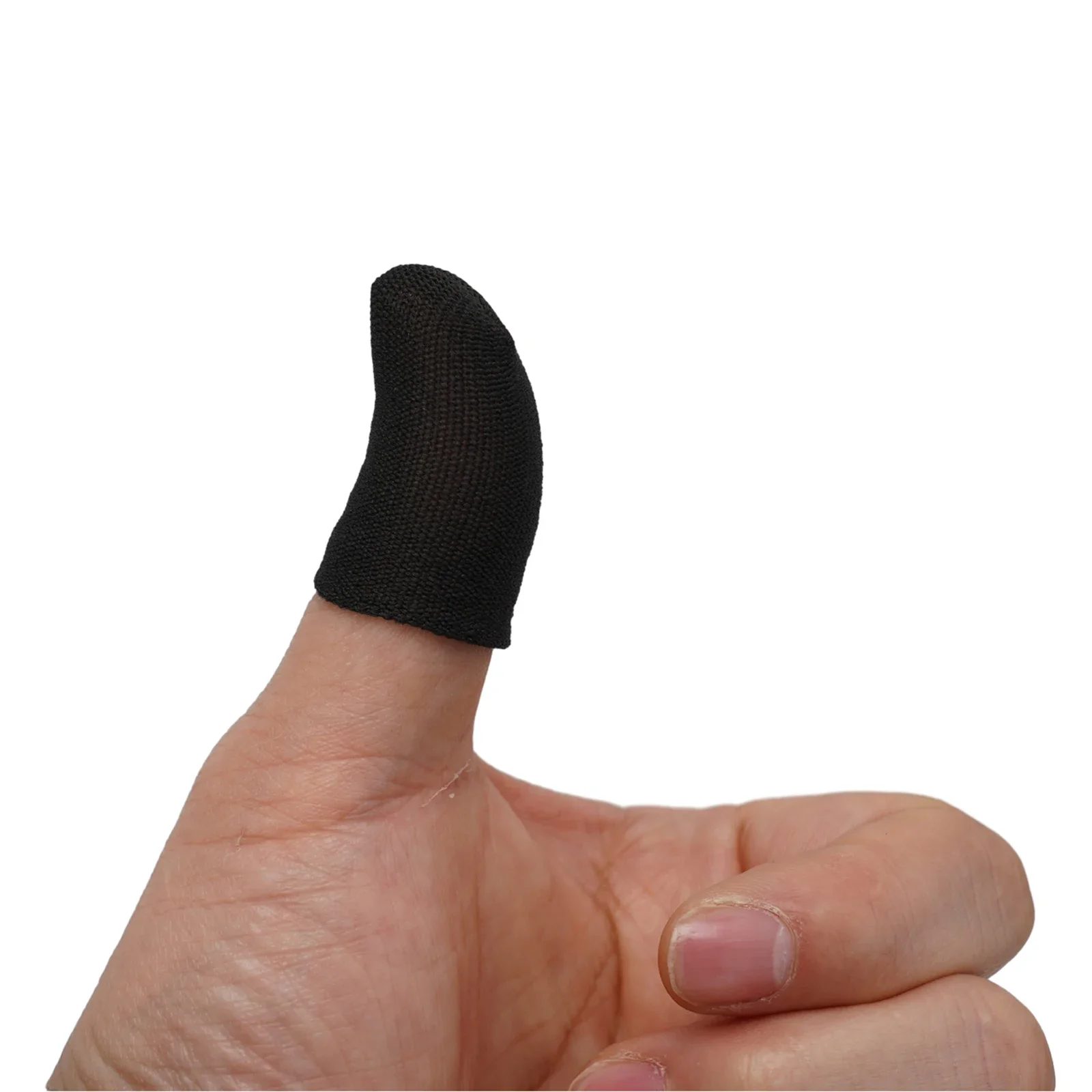 2 stücke Handys piel Fingers pitzen handschuhe für Spieler schweiß feste Anti-Rutsch-Touchscreen Finger hülle atmungsaktive Gaming Finger Bucht