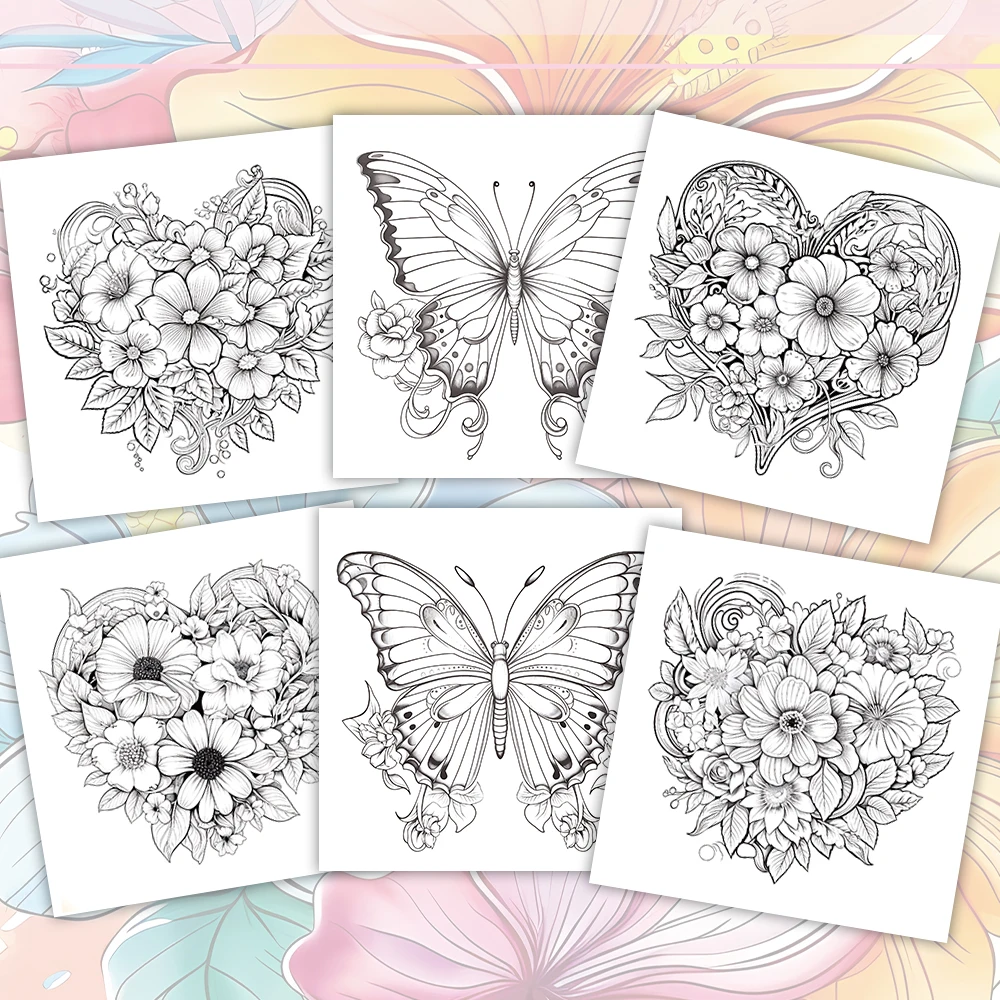 1pc,30 Sheet Adult Drawing Book8.3x 8.3 in100gsm thick paper for soothing, anxiety and more, perfect for many holiday gifts!