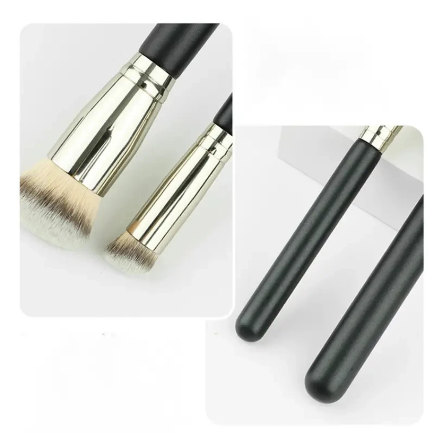 Synthetic, Soft, and Luxurious 1pc Kabuki Makeup Brushes - Perfect for Blending Liquid, Cream, Setting Powder