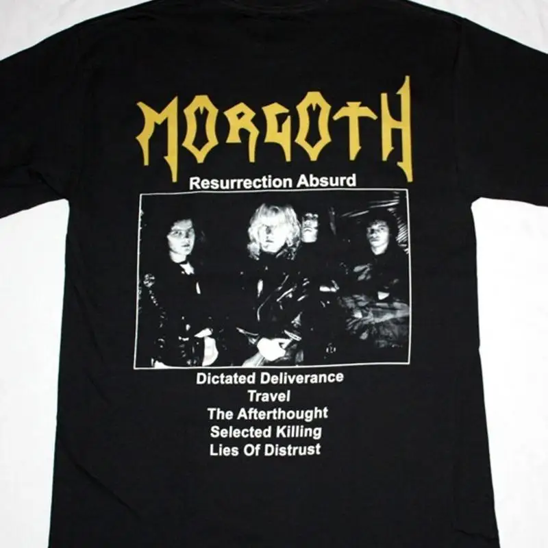Morgoth Ressurection Absurd'89 New Black T Shirt Tn0271