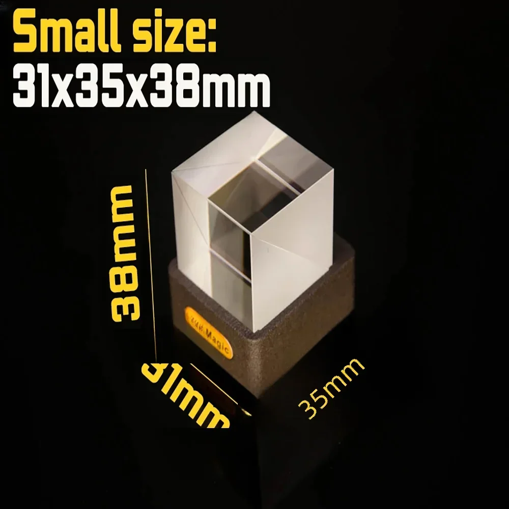 Crystal Cube Photo Display Holographic Desktop Smart Weather Station Digital Clock With GIF Animations Album