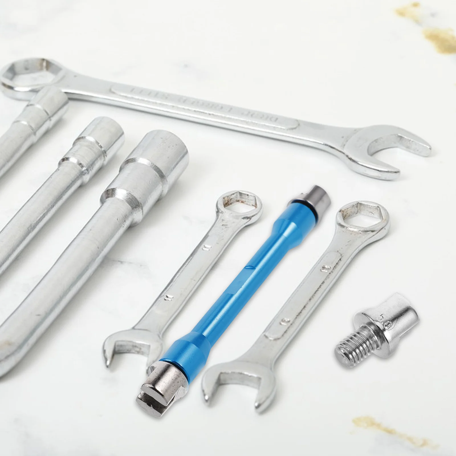 

1 Set Spoke Wrench Motorcycle Repair Tools Adjustable Spanner Kit For Bike Maintenance Wheel Spoke Tightening Tool Motorbike