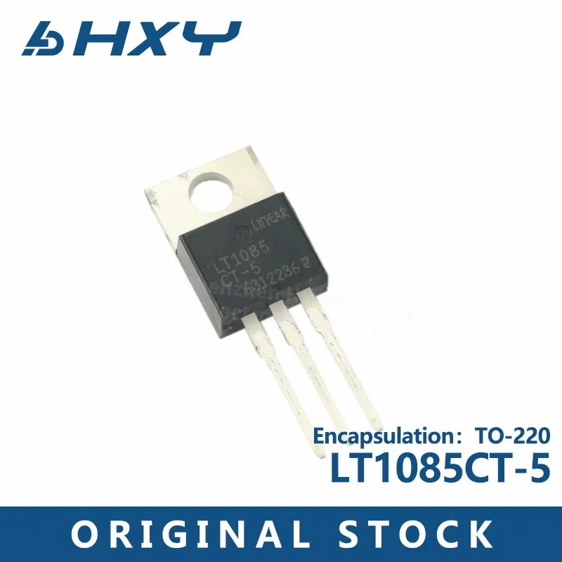 10PCS LT1085CT-5 5V adjustable three-terminal regulator packaged with TO-220 5.0V output