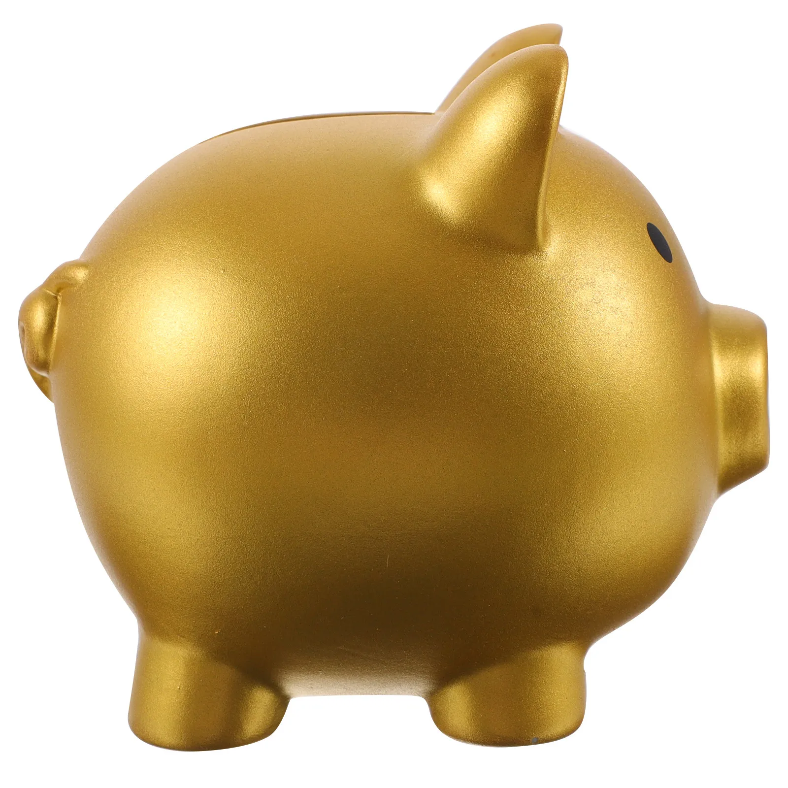 

Vinyl Piggy Bank for Girls Kids Birthday Gift Pig Shaped Money Pot Cash Deposit Container Lovely Saving Box Decorative Coin Can