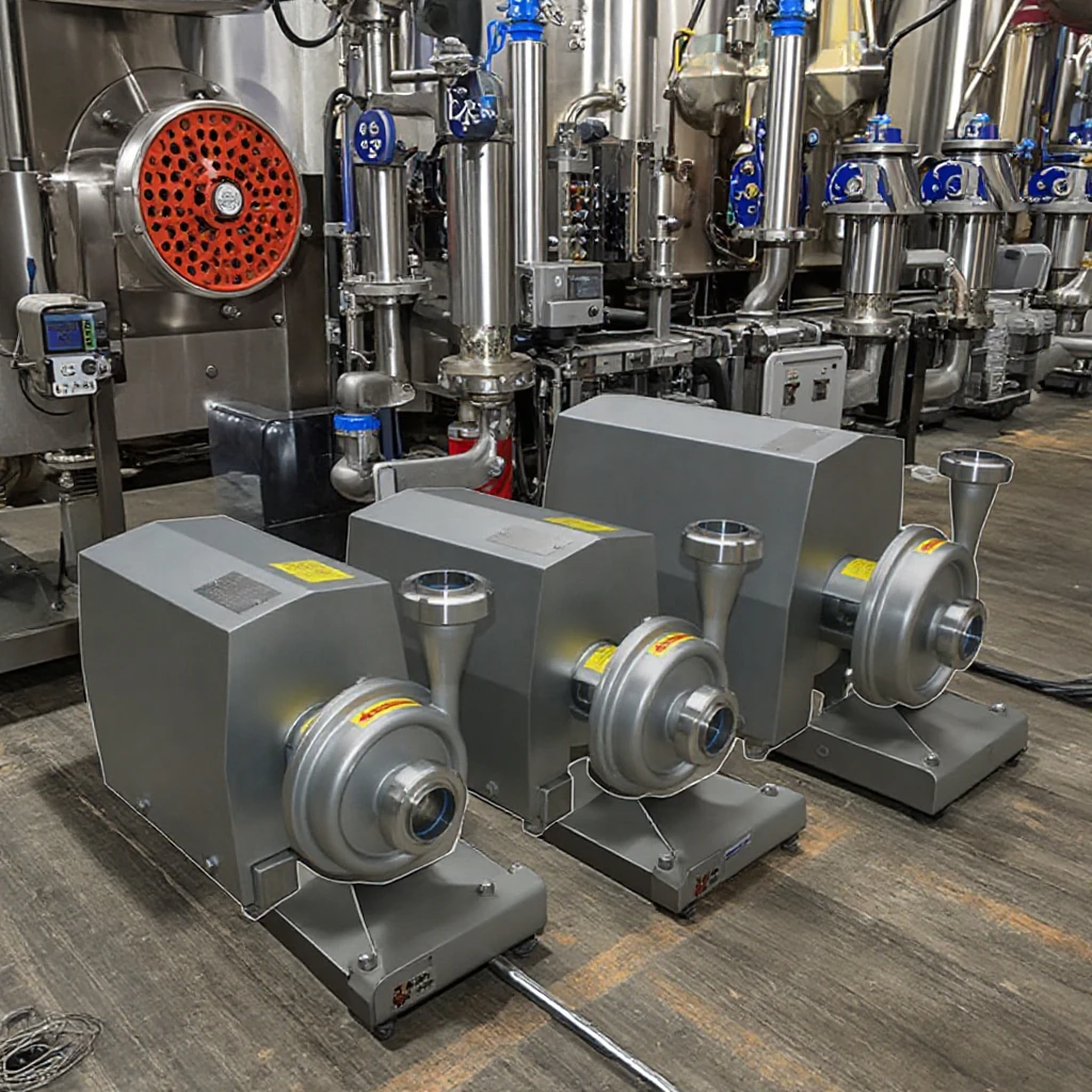 

Wenzhou Compass High Quality Food Grade 2HP Centrifugal Pump Stainless Steel SS304 Milk Pump