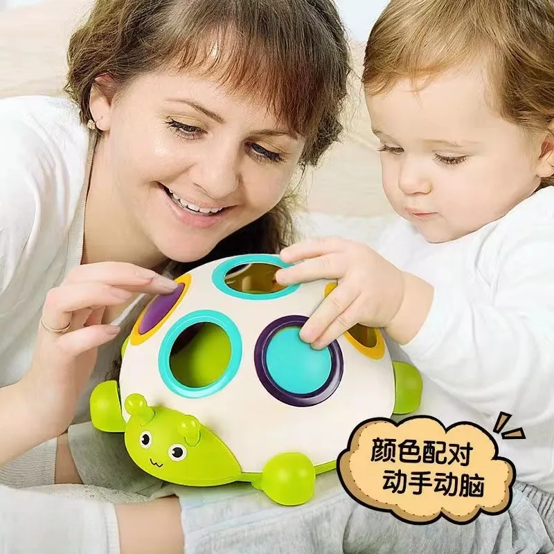 Baby Finger Turtle Digging Baby Button Hole Training Finger Fine Early Education Educational Toys Creative Educational Toys