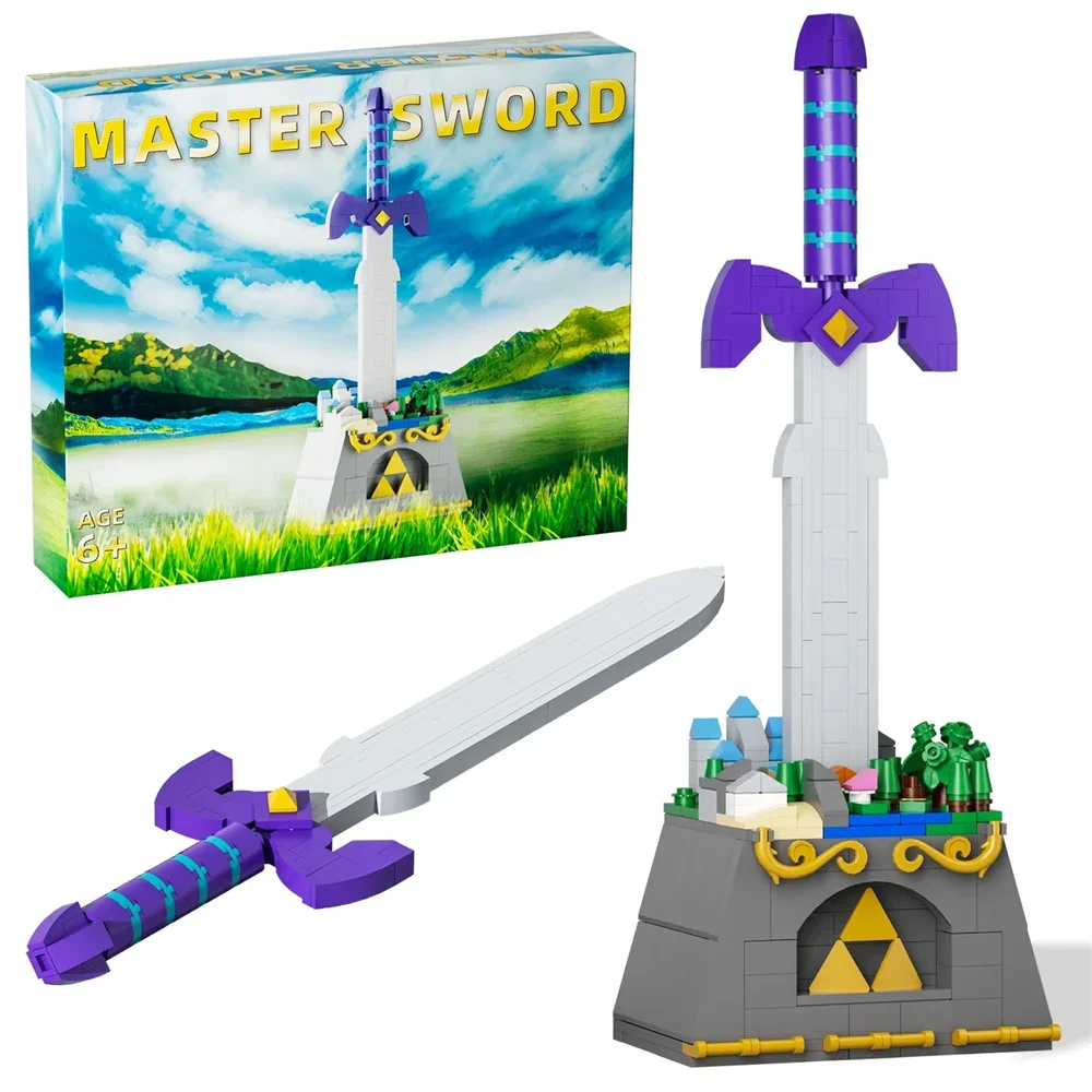 Gobricks MOC BOTW Guardian Mecha Robot Building Blocks Majoras Masks Korok Bricks Master Sword Toys for Children Birthday Gifts