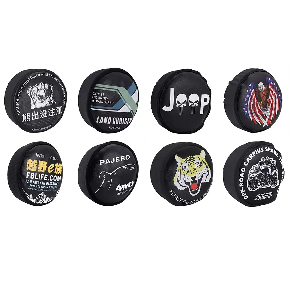 RC Car Decoration PU Leather Spare Tire Cover fits 1.9