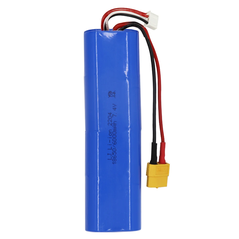 Akumulator Lipo o dużej pojemności 7,4 V 5600 mAh 18650 do czołgu RC henglong 3818 3819 3838 3839 3848 3858 3868 3878 itp. 1/16