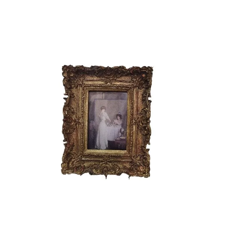 European 2026 Retro Baroque Palace Style Background Wall Living Room Hanging Painting Bedroom Mural American Decorative Frames