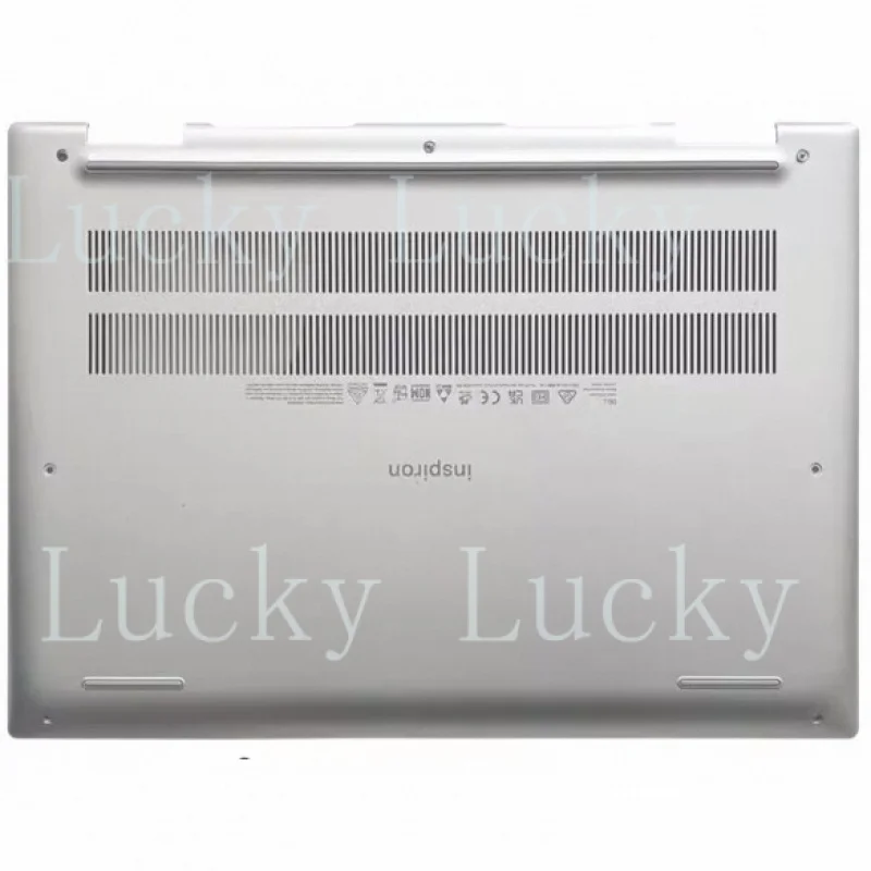 

f New For Dell inspiron 7430 7435 2-in-1 Bottom Lower Case Base Cover Silve 07F9FD