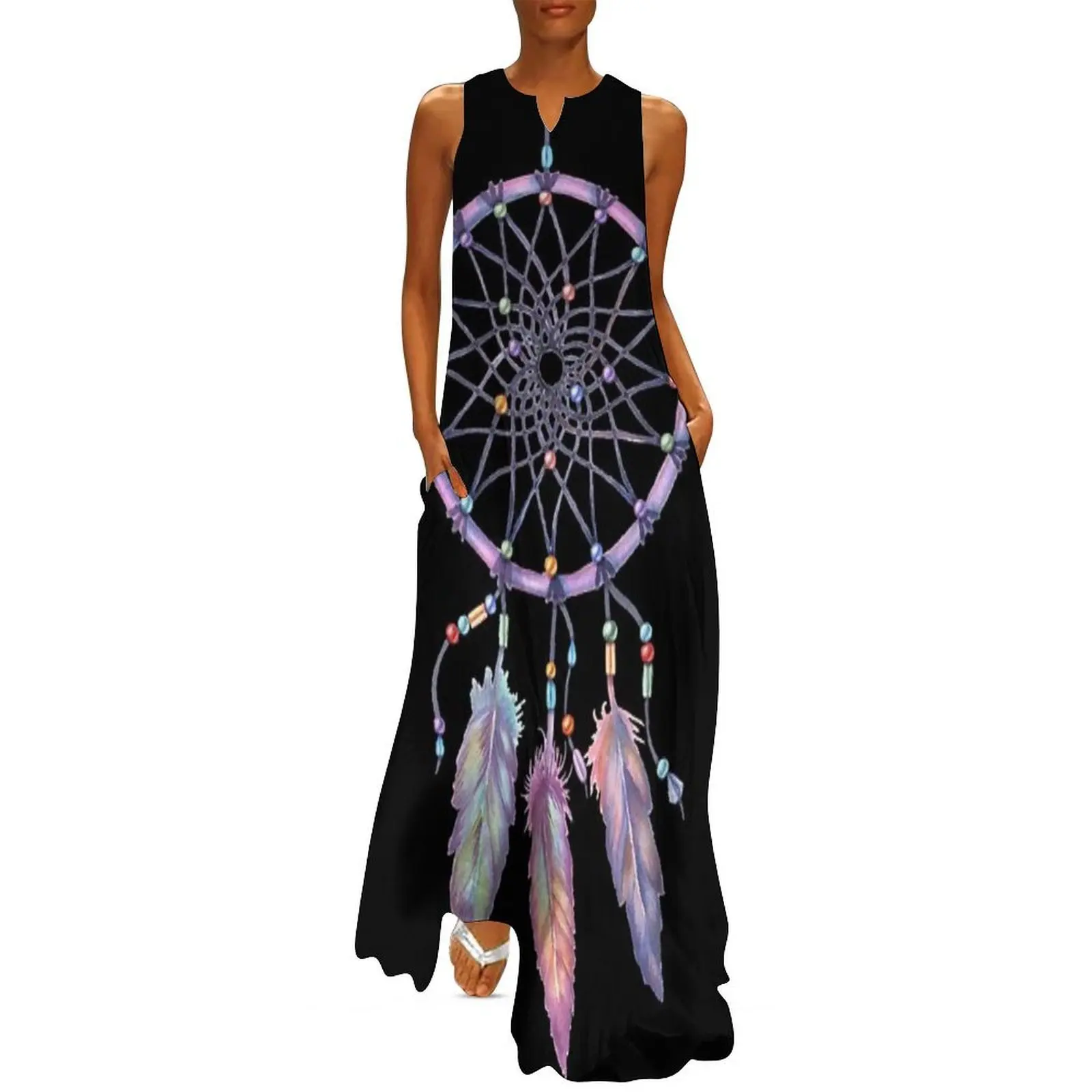 

American native dreamcatcher Long Dress Cocktail of dresses Woman clothing Bride dresses clothing women summer 2025