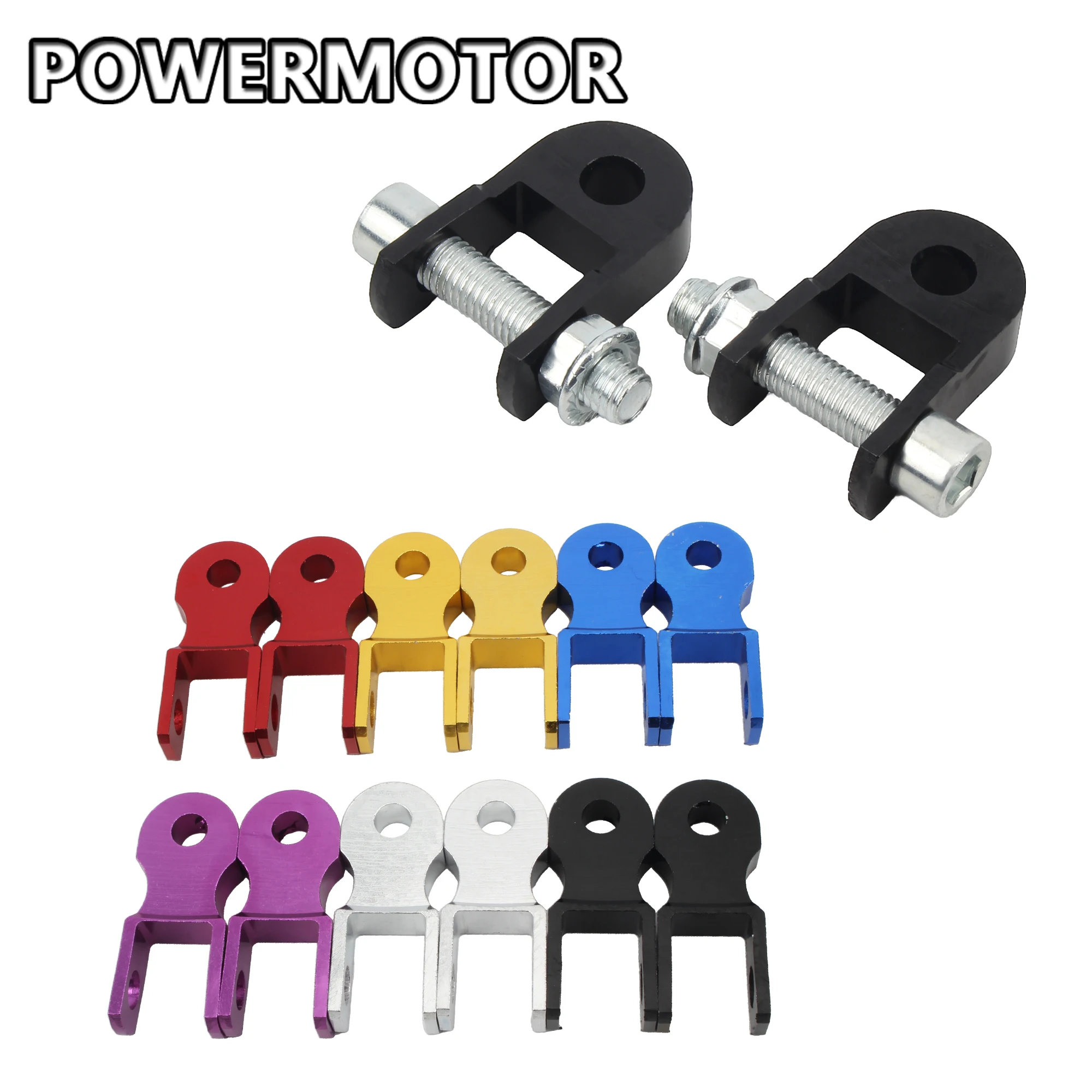 Motorrad 3cm 5cm Stoßdämpfer-Verlängerung, ein Paar, Aluminiumlegierung, universell passend für Dirt Bike Motocross