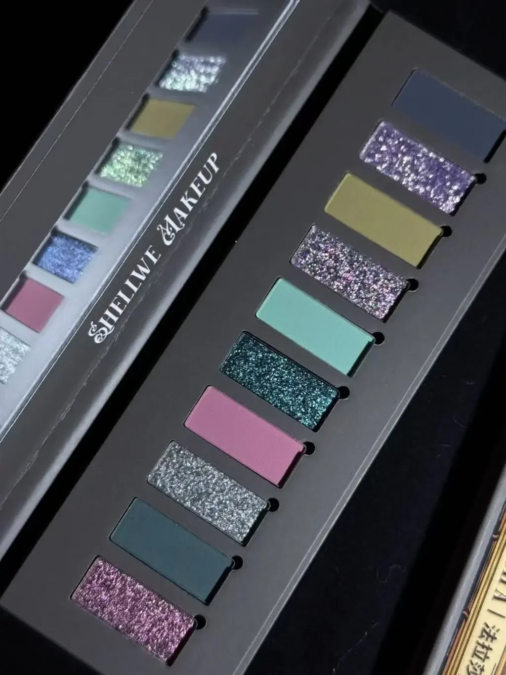 Shellwe Makeup Ombretto a 10 colori Tavolozza camaleonte Glitter Matte Shimmer Pearlscent Palette Cosmetici per trucco coreano a lunga durata