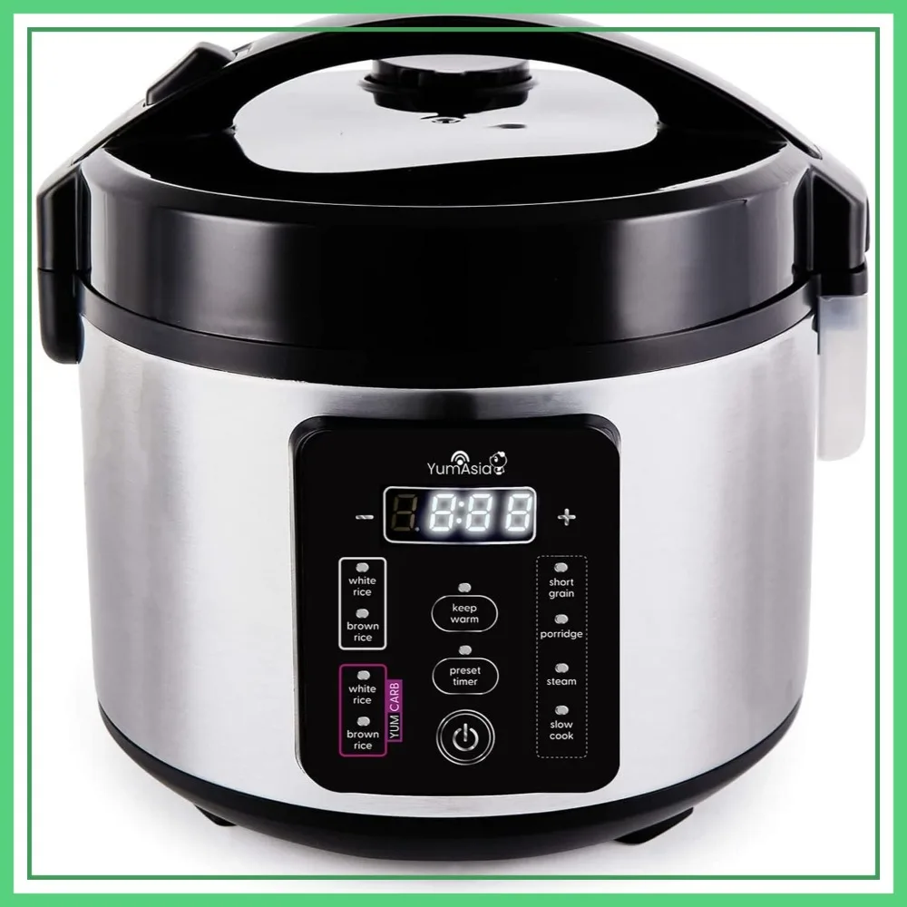 

Rice Cooker with Ceramic Bowl, Fuzzy Logic, 5.5 Cups, 1 Liter, 5 Rice Functions, 3 Multicooker Functions, 110V US