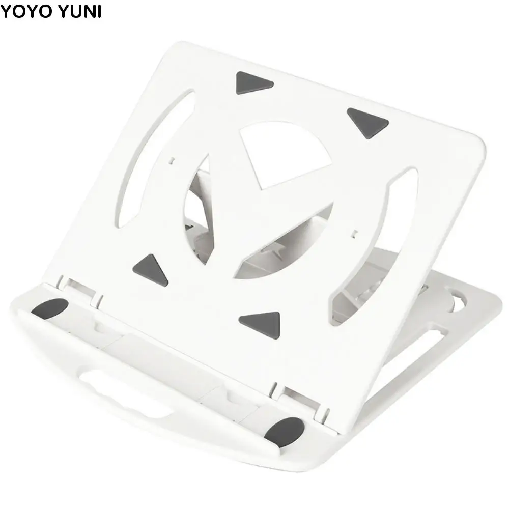 

Кронштейн, пластиковая подставка для ноутбука, складная с держателем для телефона, настольный держатель, портативная нескользящая эргономичная подставка для ноутбука, просмотр телевизора