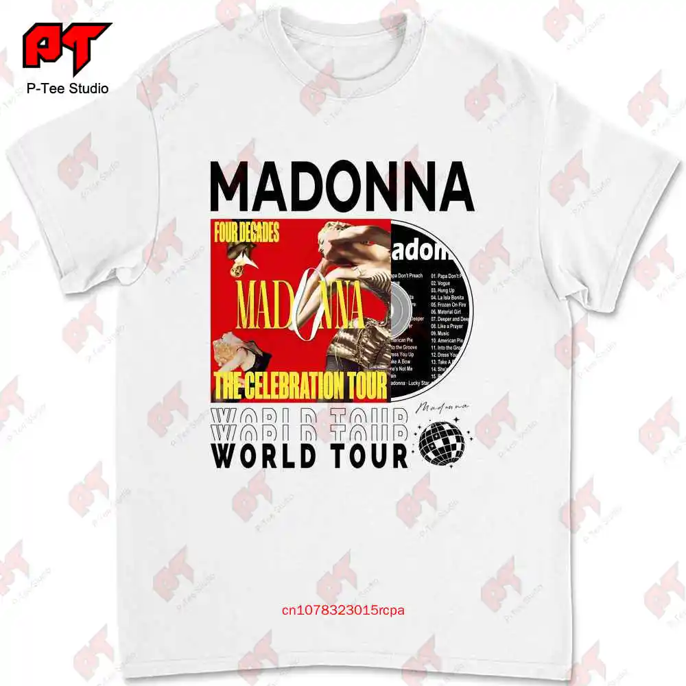 Four Decades Madonna The Celebration Tour T Shirt Fan S 2023 AACK