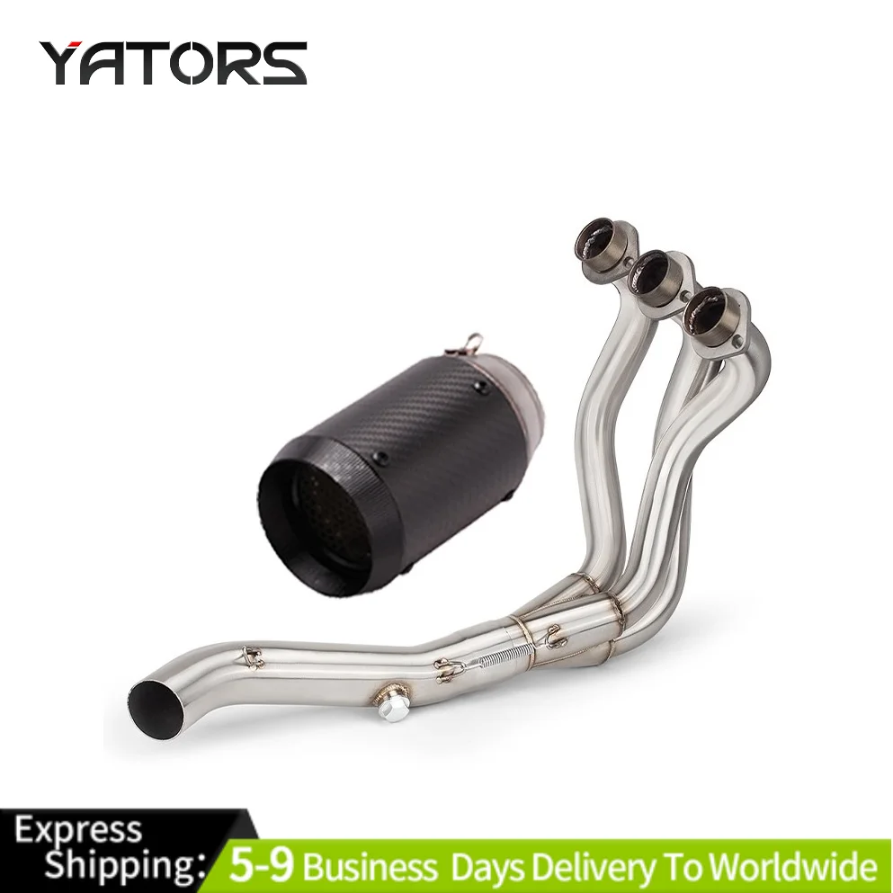 

Full System For Yamaha MT-09 FZ09 2014-2020 Muffler Exhaust Front Link Pipe Exhaust Systems Exhausts Pipes