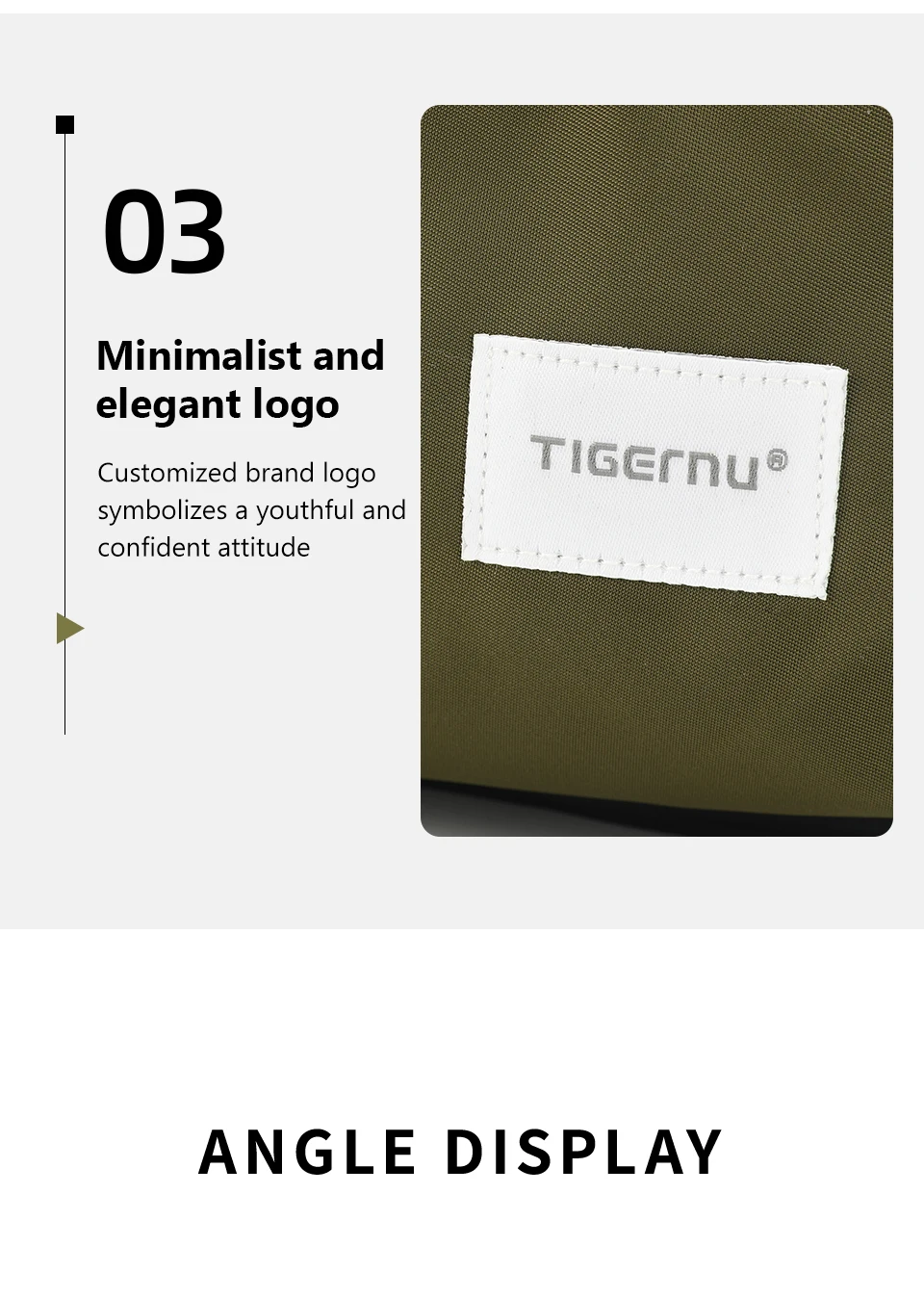 Tigernu Brusttaschen für Männer 7,9 Zoll IPad Tasche leichte Umhängetasche wasserdichte Umhängetasche männliche Mini-Taschen Sling Bag Handtasche – Detail 11