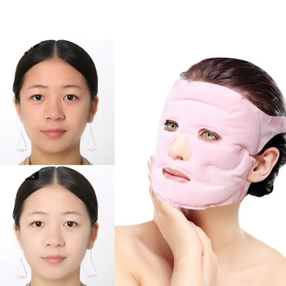 Relieve Fatigue Ice Gel Eye Face Mask Reduce Face Puff Gel Beads Compress Sleeping Ice Pack Cold and Hot Heat Reusable