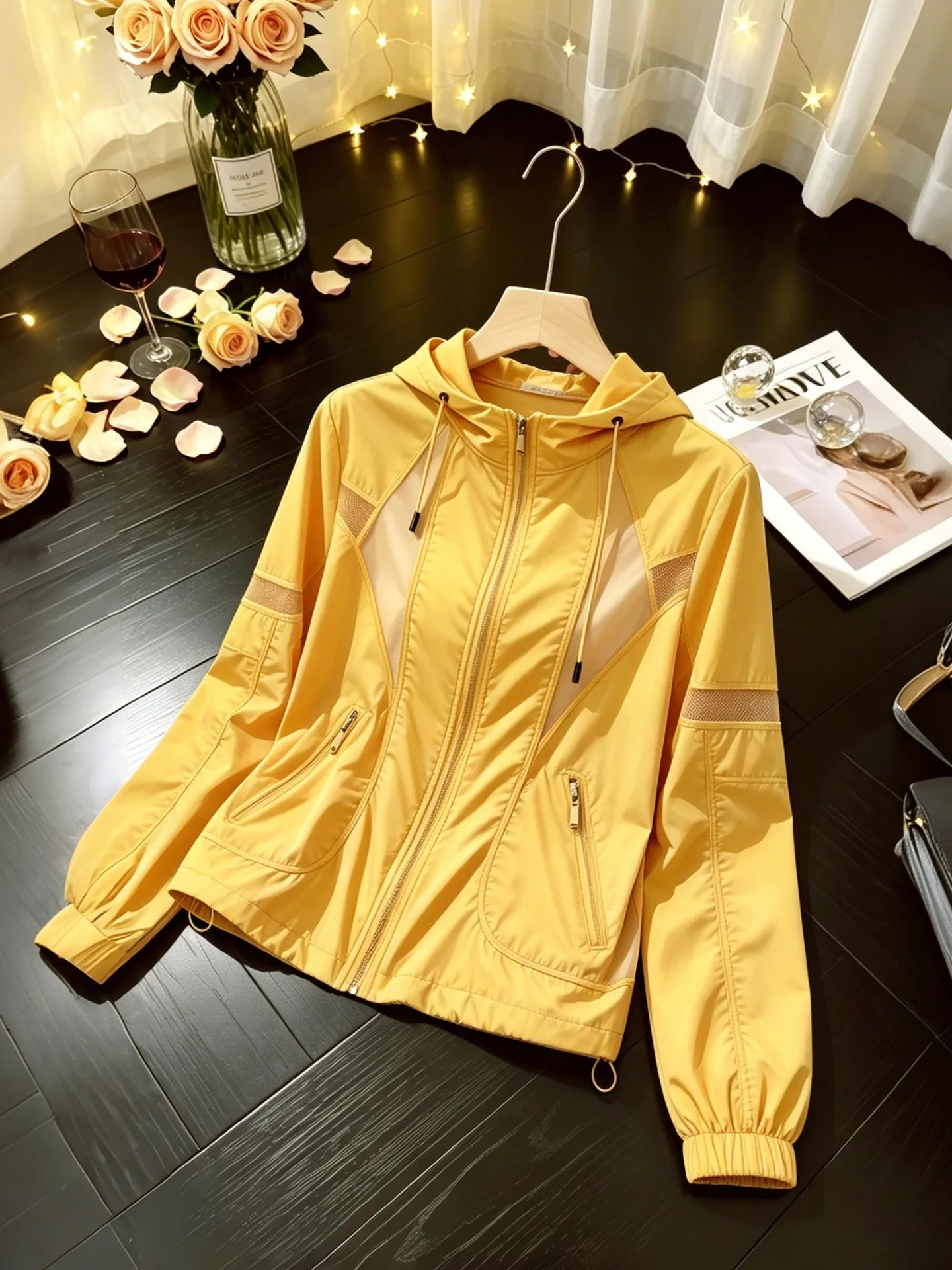 2026 Summer Popular Lightweight Breathable Women's Hooded Sun Protection Jacket Loose Fit Slimming Top Commute Style
