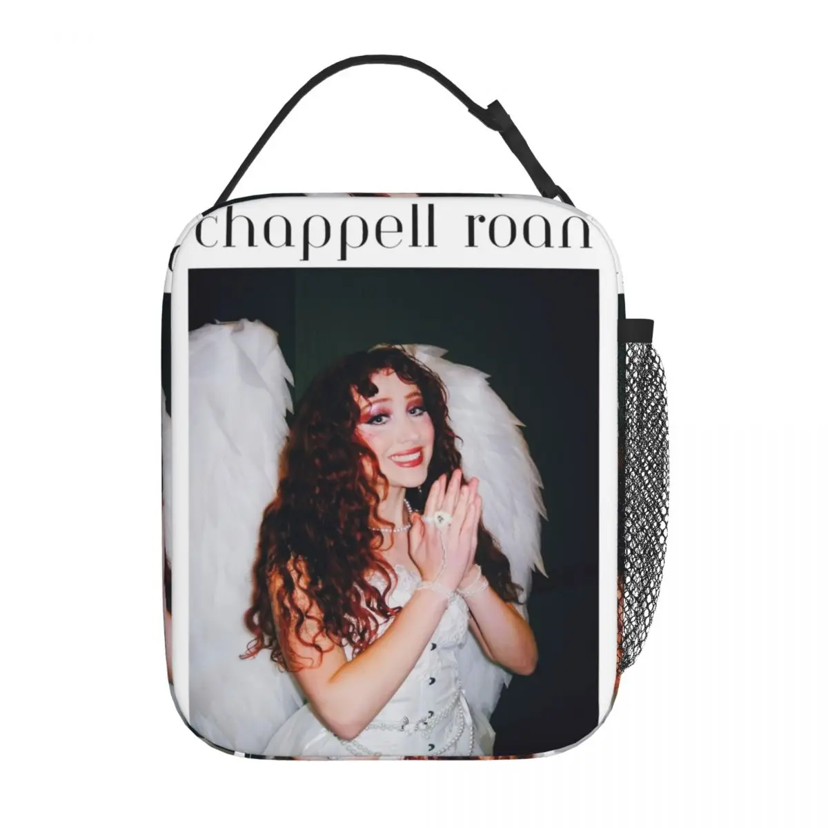 Chappell Roan Angel Insulated Lunch Tote Bag For Picnic Good Luck Babe Food Container Portable Thermal Cooler Lunch Boxes