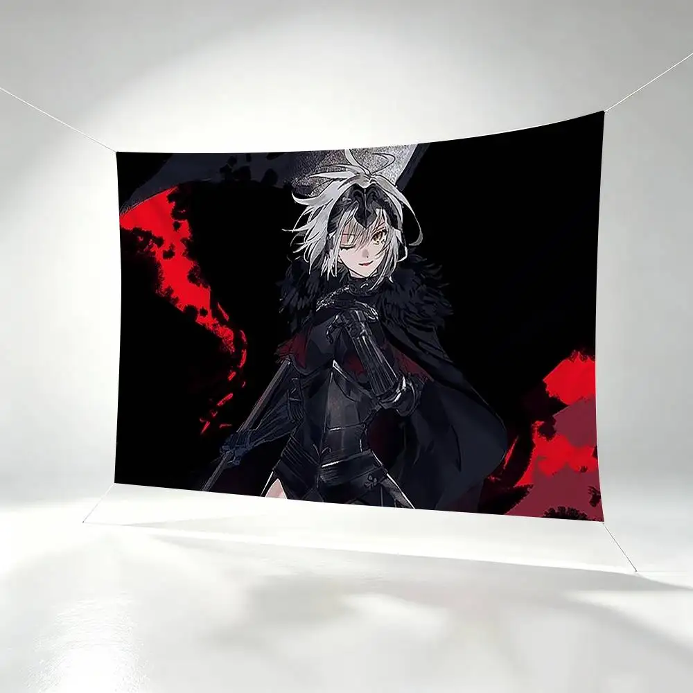 J-Jeanne d Arc Alter Fate  Flags Wall Hanging Background Art Banner for Bedroom Home Outdoor Decor