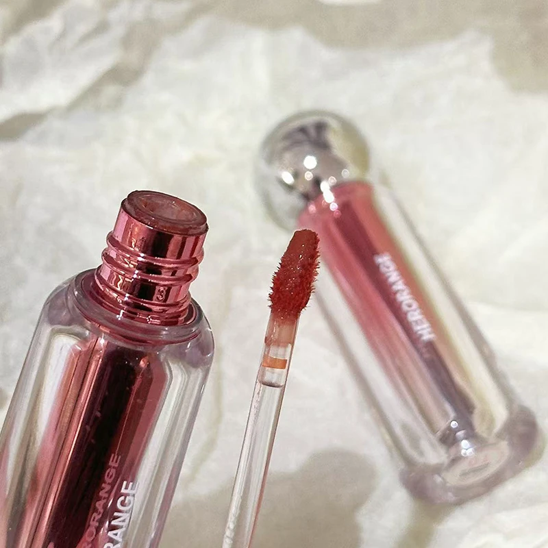 Lucidalabbra Traslucido Cristallino HERORANGE, Idratante, Resistente allo Sbiadimento, Colore Naturale, Rossetto Liquido