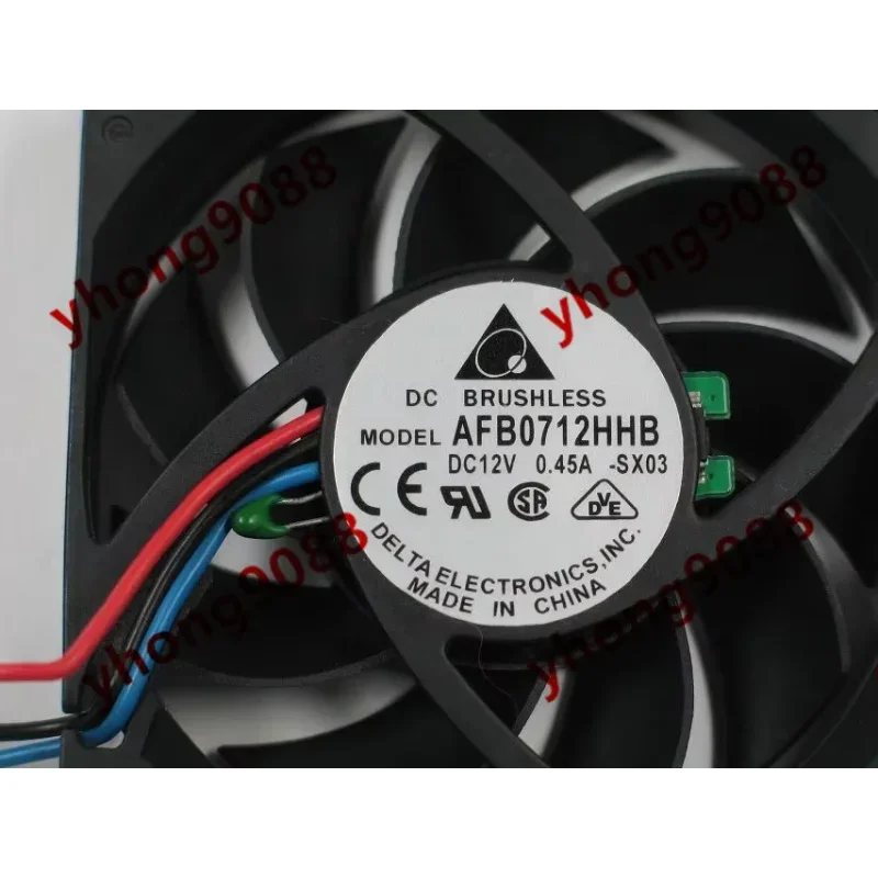 

Delta Electronics AFB0712HHB SX03 DC 12 В 0,45 А 70x70x15 мм Вентилятор охлаждения сервера