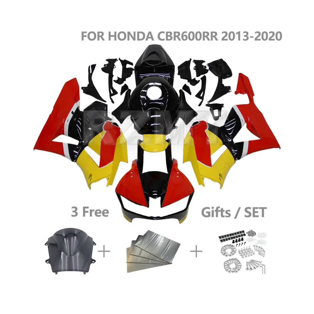 

Комплект обтекателя мотоцикла по индивидуальному заказу для HONDA CBR600RR CBR 600RR 2013-2020, высококачественный комплект кузова из АБС-пластика H0613-104a