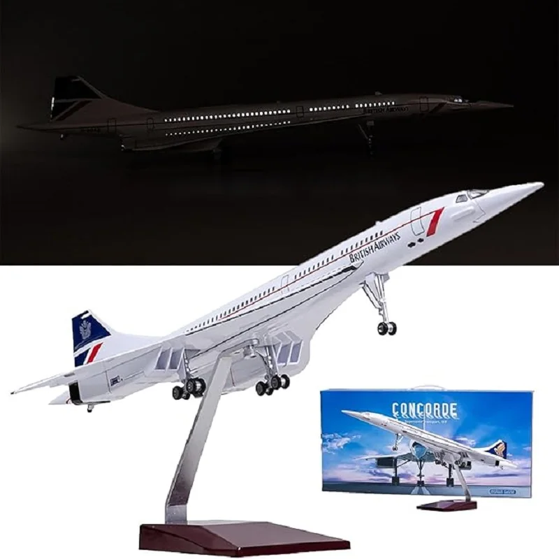 1:125 Concorde Air France Aircraft  Model Die-cast Metal Simulation Finished Product Collection