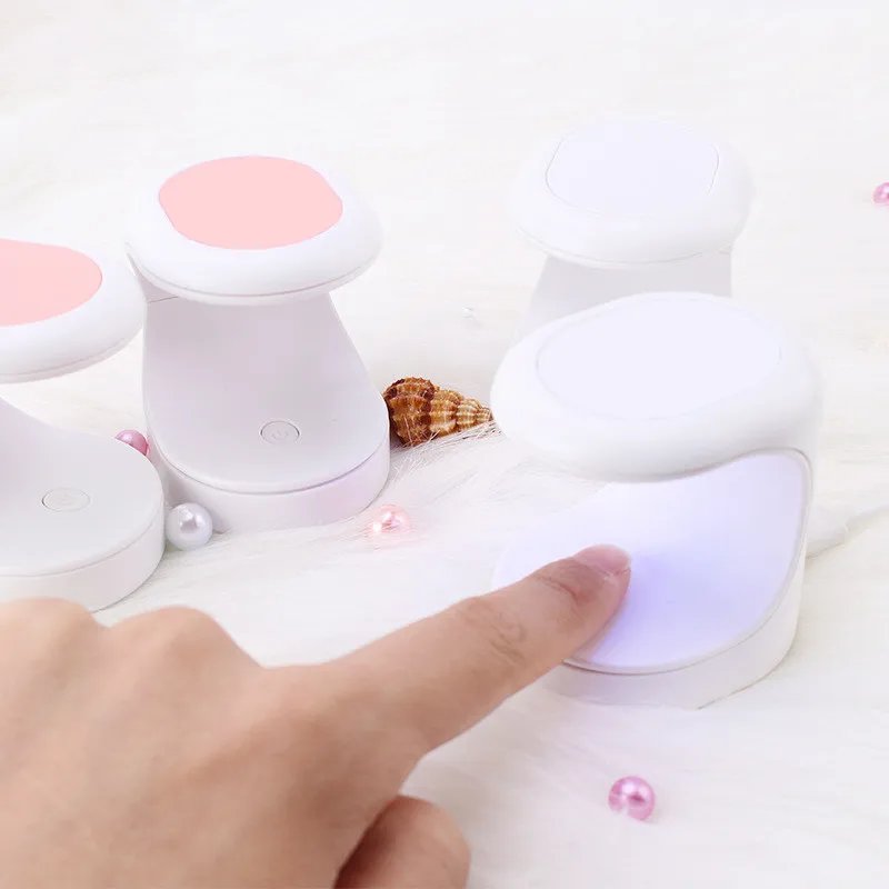 Mini Nail Dryer UV Lamp Manicure Machine Single Finger Nails Art Tool Ultraviolet Rays Quick Dry Gel Polish Nail Baking Lamp